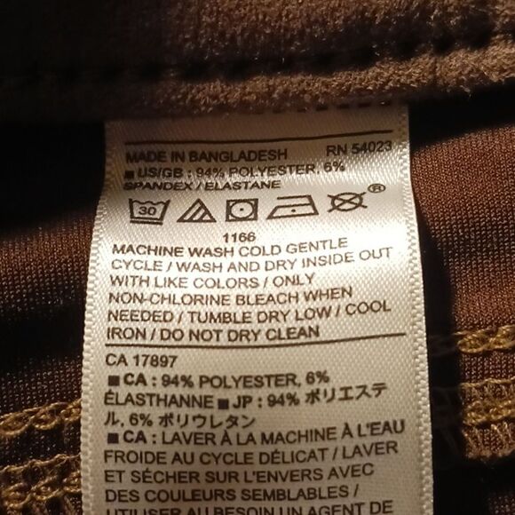 Banana Republic Vegan Suede High Rise Skinny Pants Sz 26/2 NWT - Picture 15 of 16